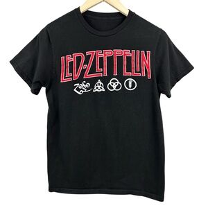 Led Zeppelin Graphic Black T-Shirt Size Small